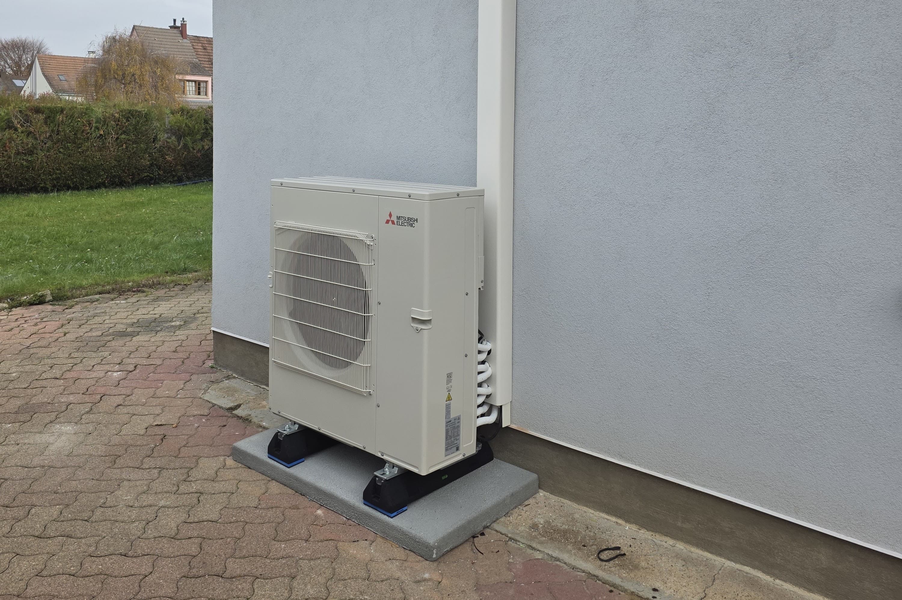 Installation quadri-split Mitsubishi grand froid